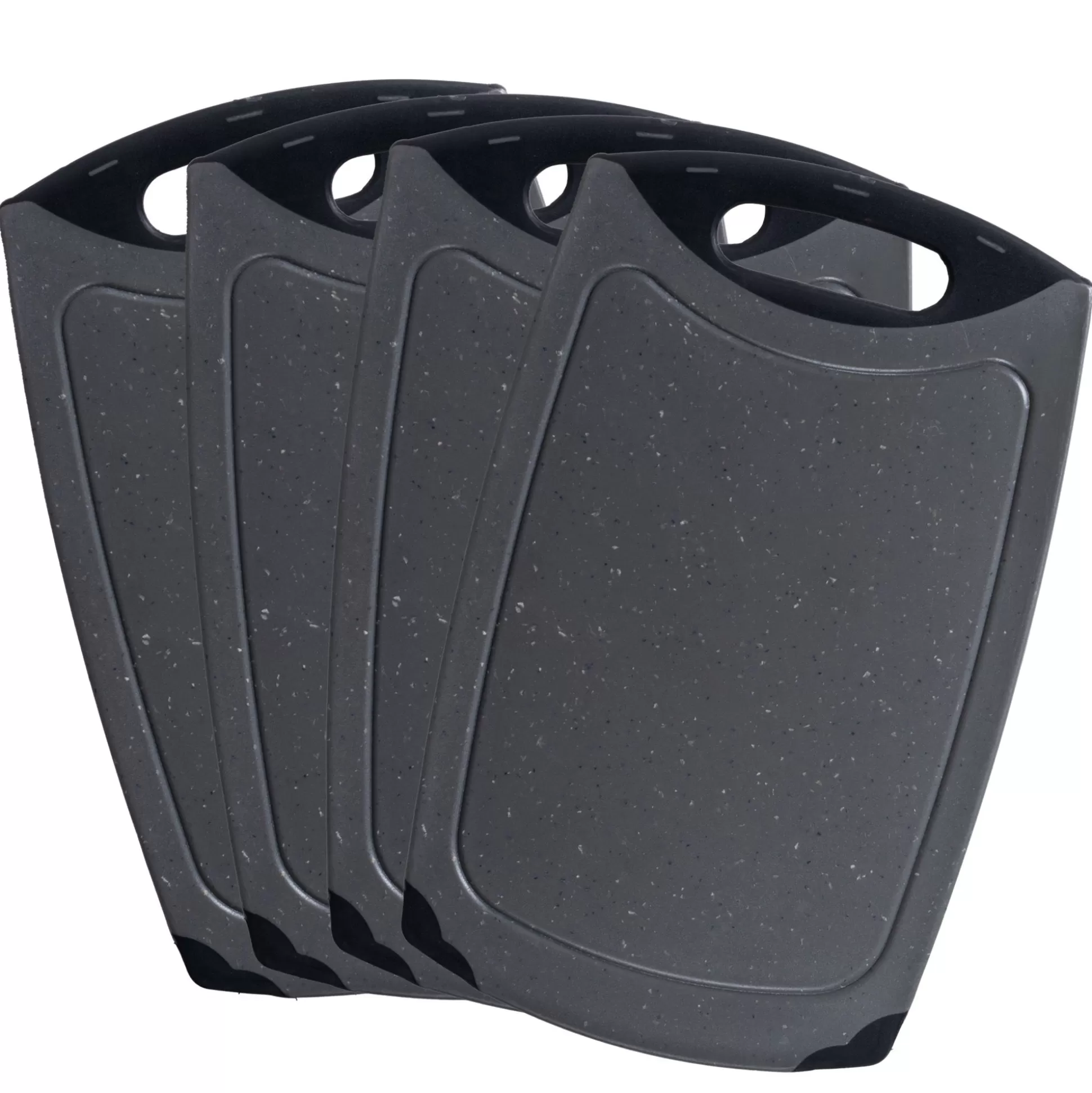 Cutting Boards | STONELINE ® 4 pc Cutting Board Set 26.5x16.5 cm, Non-Slip Chopping Board with Juice Groove